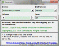 KeyMusic screenshot